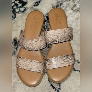 LC Lauren Conrad Snake Sandals size 7 1/2